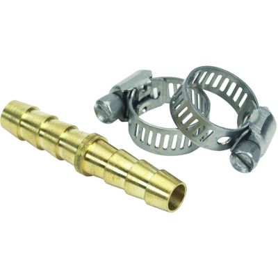 Hose Mender w/SS Clamps, 3/8