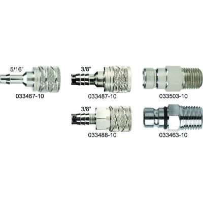 1/4 NPT Chrome Plated Brass Tank Conn., Male