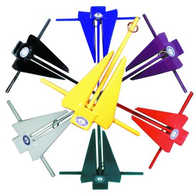 #6 Slip-Ring Anchor, Yellow PVC