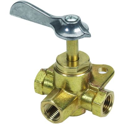 3-Way Valve-Click, 1/4 FNPT